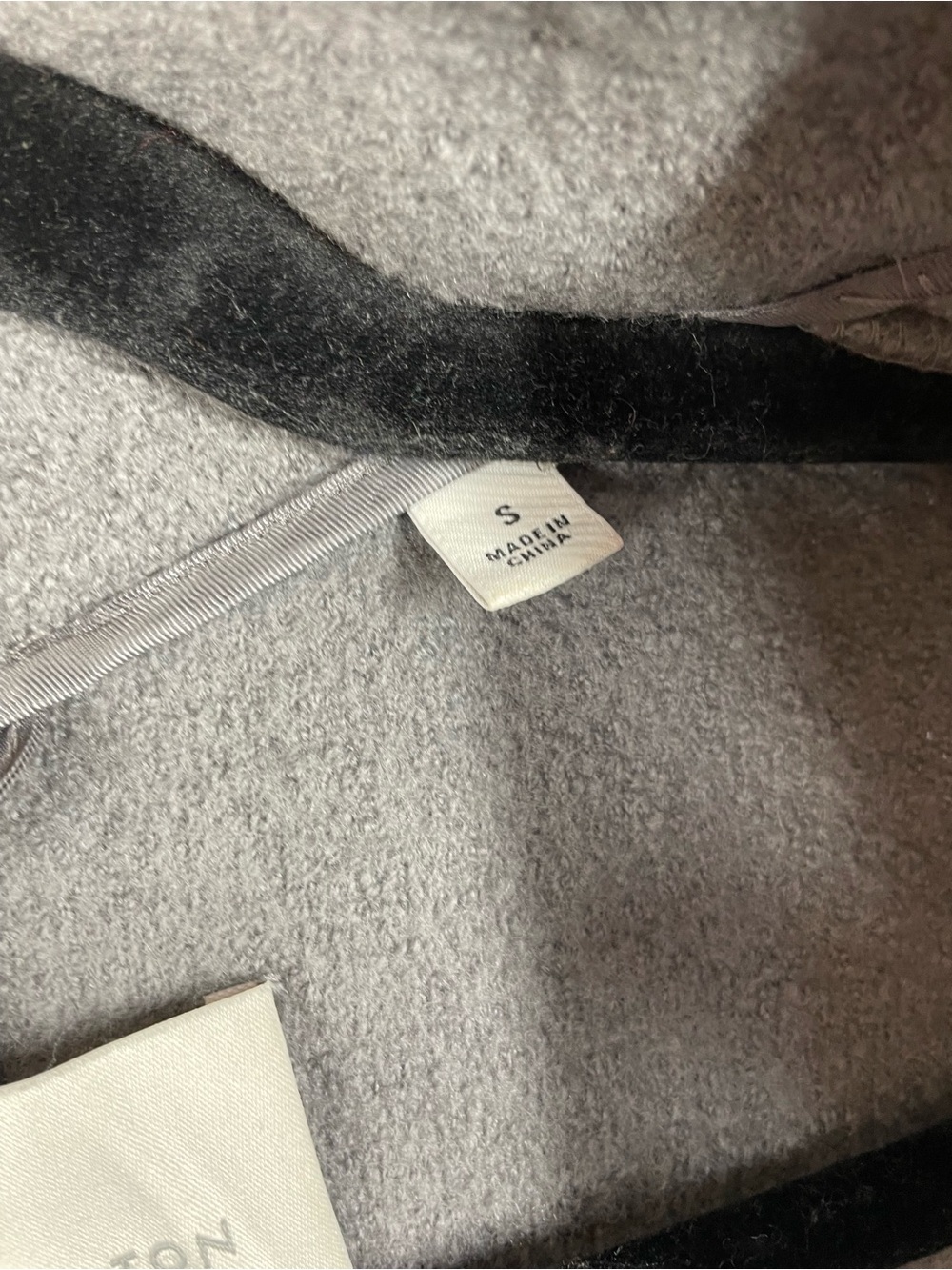 Aritzia Babaton Merino Wool Long Coat Open Cardigan Grey Small Quiet Luxury Chic - Picture 5 of 14